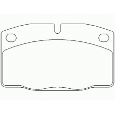 MDK0019 MINTEX Комплект тормозов, дисковый тормозной механизм