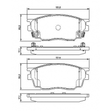 0 986 494 078 BOSCH Комплект тормозных колодок, дисковый тормоз