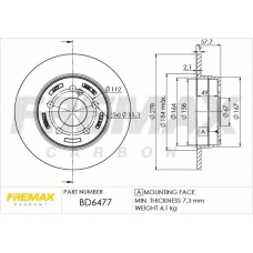 BD-6477 FREMAX Тормозной диск