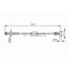 1 987 477 517 BOSCH Трос, стояночная тормозная система