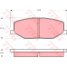 GDB383 TRW Комплект тормозных колодок, дисковый тормоз