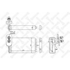 10-35017-SX STELLOX Теплообменник, отопление салона