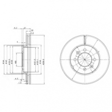 BG2290 DELPHI Тормозной диск