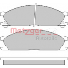 1170488 METZGER Комплект тормозных колодок, дисковый тормоз