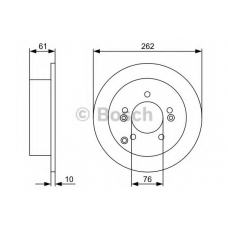 0 986 479 C03 BOSCH Тормозной диск