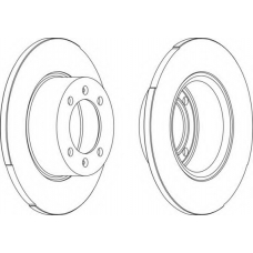 DDF056-1 FERODO Тормозной диск
