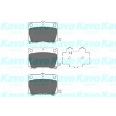 KBP-5512 KAVO PARTS Комплект тормозных колодок, дисковый тормоз