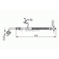 1 987 476 565 BOSCH Тормозной шланг