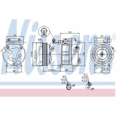 89285 NISSENS Компрессор, кондиционер