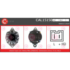 CAL15150RS CASCO Генератор