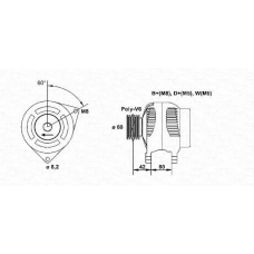 943346148010 MAGNETI MARELLI Генератор