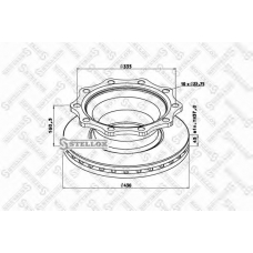 85-00814-SX STELLOX Тормозной диск