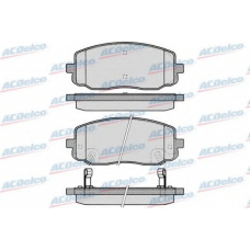 AC847981D AC Delco Комплект тормозных колодок, дисковый тормоз