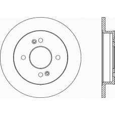 BDR2184.10 OPEN PARTS Тормозной диск