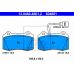 13.0460-4801.2 ATE Комплект тормозных колодок, дисковый тормоз
