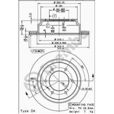 09.7377.10 BREMBO Тормозной диск