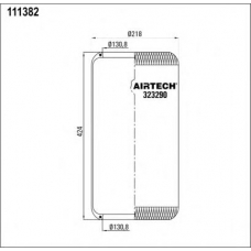 323290 Airtech Кожух пневматической рессоры