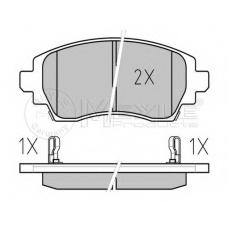 025 230 8818/W MEYLE Комплект тормозных колодок, дисковый тормоз