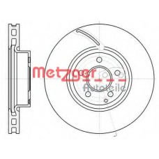 61067.10 METZGER Тормозной диск