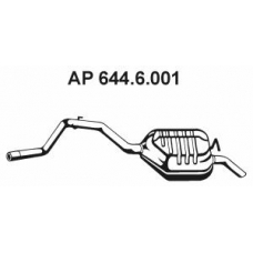 644.6.001 EBERSPACHER Глушитель выхлопных газов конечный