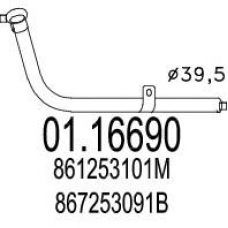 01.16690 MTS Выпускной трубопровод