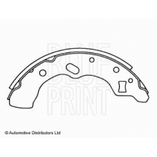 ADM54127 BLUE PRINT Комплект тормозных колодок