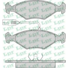 05P017 LPR Комплект тормозных колодок, дисковый тормоз