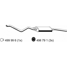 112000 ERNST Глушитель выхлопных газов конечный