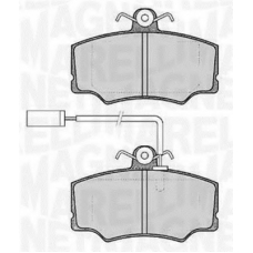 363916060119 MAGNETI MARELLI Комплект тормозных колодок, дисковый тормоз