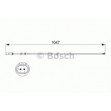 1 987 473 512 BOSCH Сигнализатор, износ тормозных колодок