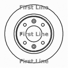 FBD1176 FIRST LINE Тормозной диск