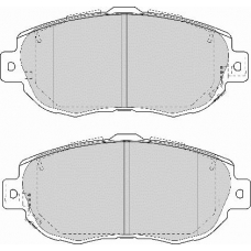 FD7033A NECTO Комплект тормозных колодок, дисковый тормоз