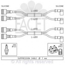 4.8642 FACET Ккомплект проводов зажигания