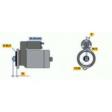 0 986 018 940 BOSCH Стартер