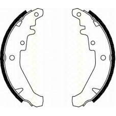 8100 15026 TRISCAN Комплект тормозных колодок