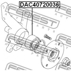 DAC40720036 FEBEST Подшипник ступицы колеса