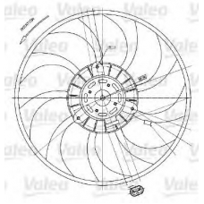 698424 VALEO Вентилятор, охлаждение двигателя