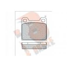 RB0386 R BRAKE Комплект тормозных колодок, дисковый тормоз