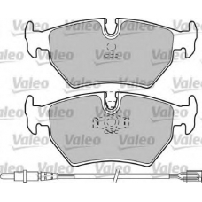 598502 VALEO Комплект тормозных колодок, дисковый тормоз
