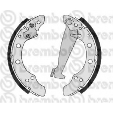 S 85 511 BREMBO Комплект тормозных колодок