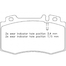 23745 177  0 5 T4105 TEXTAR Колодки тормозные