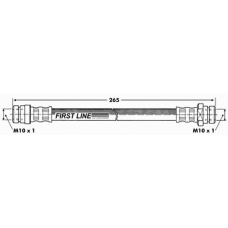 FBH6190 FIRST LINE Тормозной шланг