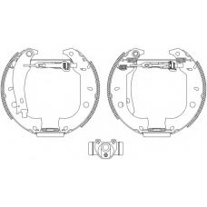 8DB 355 004-421 HELLA Комплект тормозных колодок