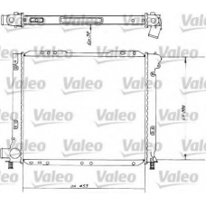 730539 VALEO Радиатор, охлаждение двигателя