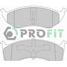 5000-1098 PROFIT Комплект тормозных колодок, дисковый тормоз