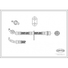 19033071 CORTECO Тормозной шланг
