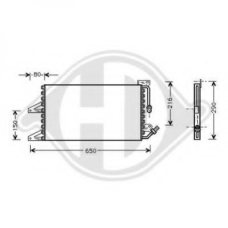 8321201 DIEDERICHS Конденсатор, кондиционер