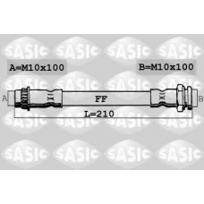 6600012 SASIC Тормозной шланг