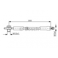 1 987 481 091 BOSCH Тормозной шланг