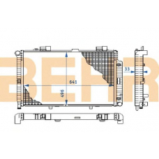 2108939 BEHR Radiator